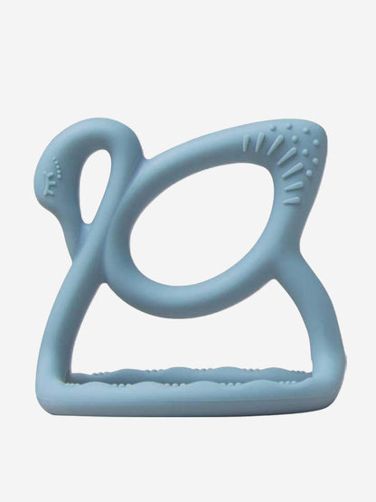 Bloom Bambini Baby Swan Teether in Blue | QHAUK - QHA UK