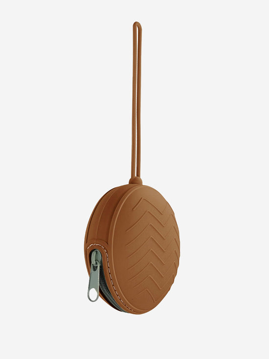 Bloom Bambini Silicone Pacifier Round Case in Brown | QHAUK - QHA UK