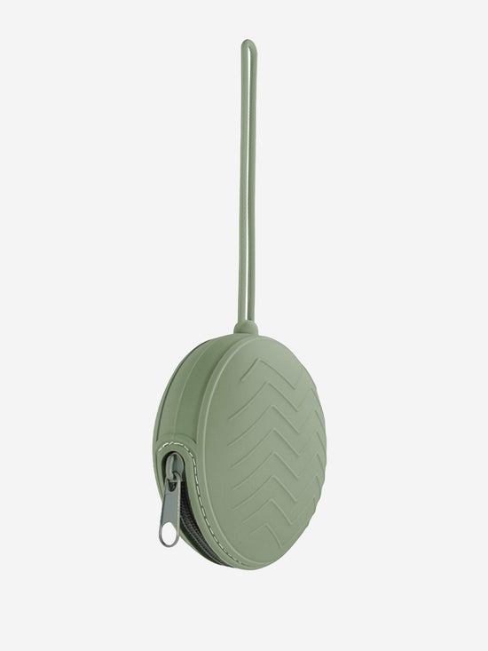Bloom Bambini Silicone Pacifier Round Case in Green | QHAUK - QHA UK