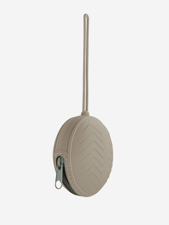 Bloom Bambini Silicone Pacifier Round Case in Grey | QHAUK - QHA UK