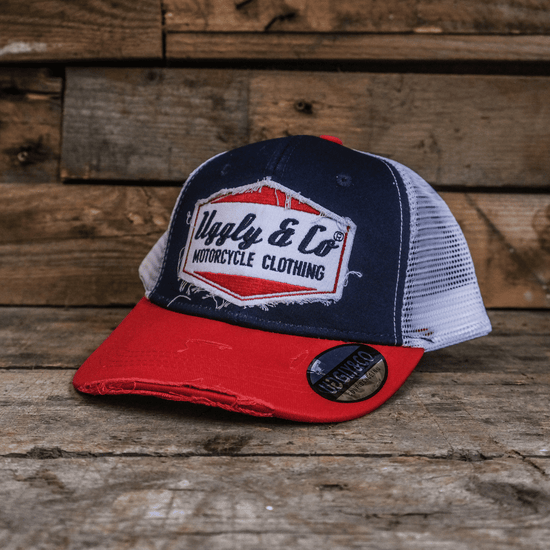 Blue & Red Diamond Cap - QHA UK