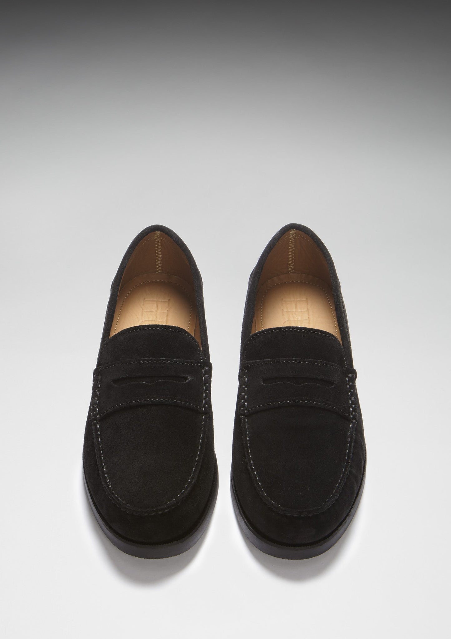 Hugs & Co Mens Boat Loafers Black Suede UK 7-14 - QHA UK