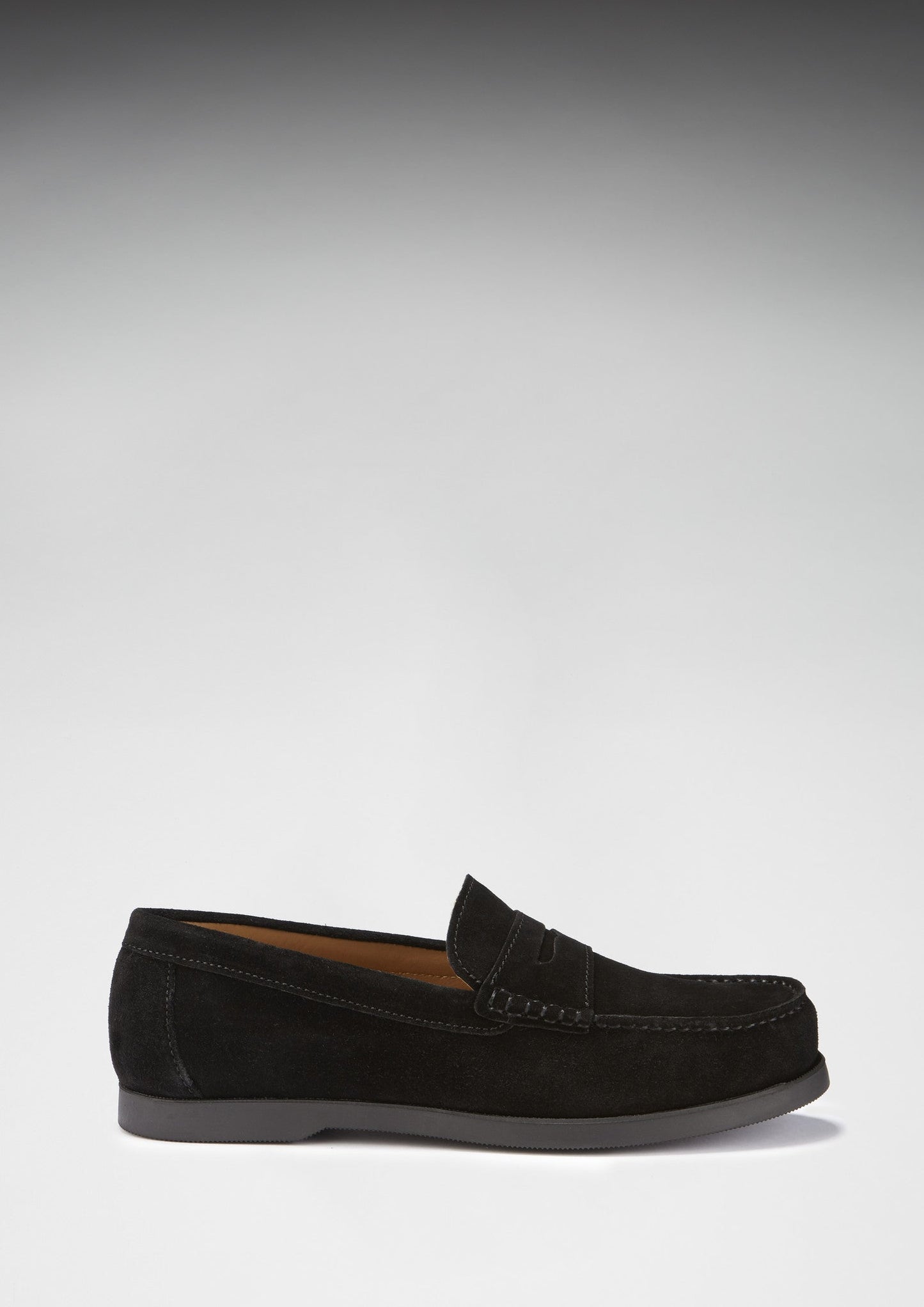 Hugs & Co Mens Boat Loafers Black Suede UK 7-14 - QHA UK