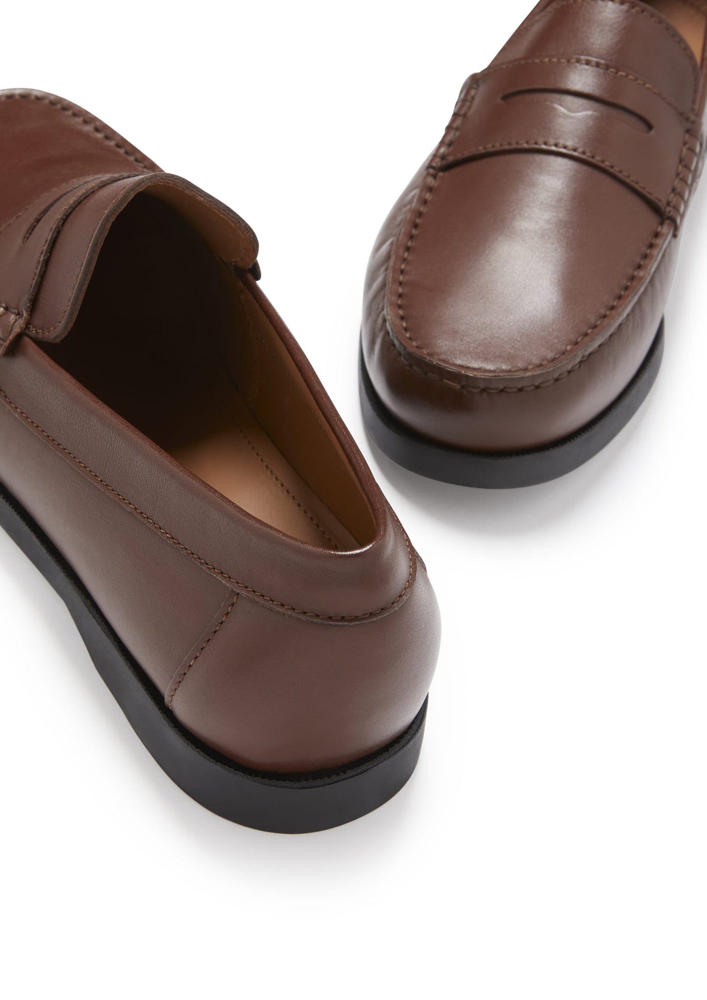 Hugs & Co Mens Boat Loafers Brown Leather UK 7-14 - QHA UK
