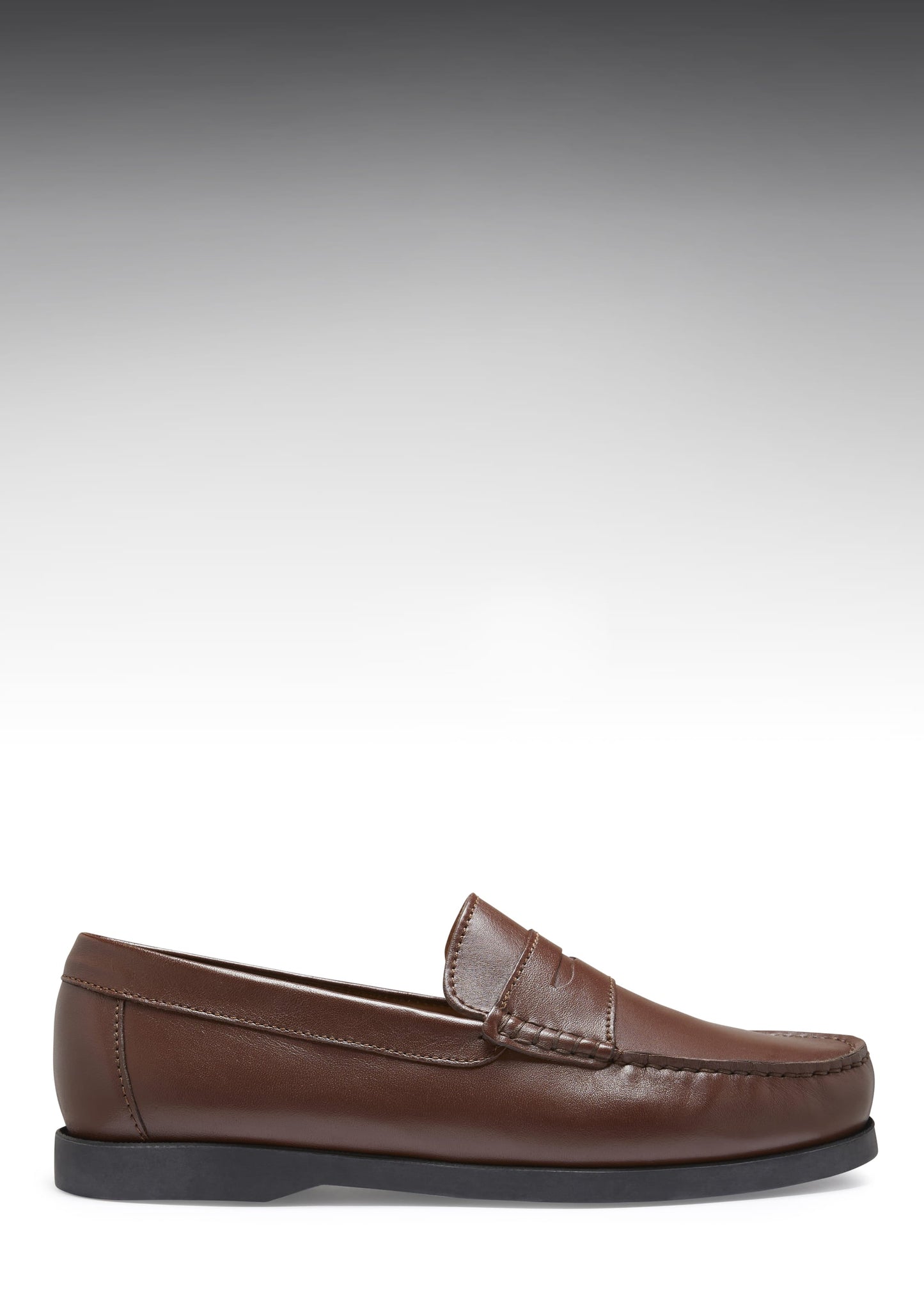 Hugs & Co Mens Boat Loafers Brown Leather UK 7-14 - QHA UK
