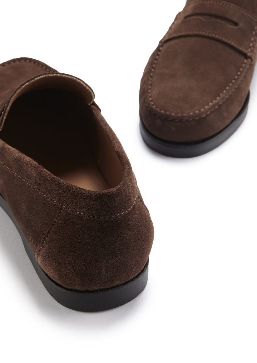 Hugs & Co Mens Boat Loafers Brown Suede UK 7-14 - QHA UK