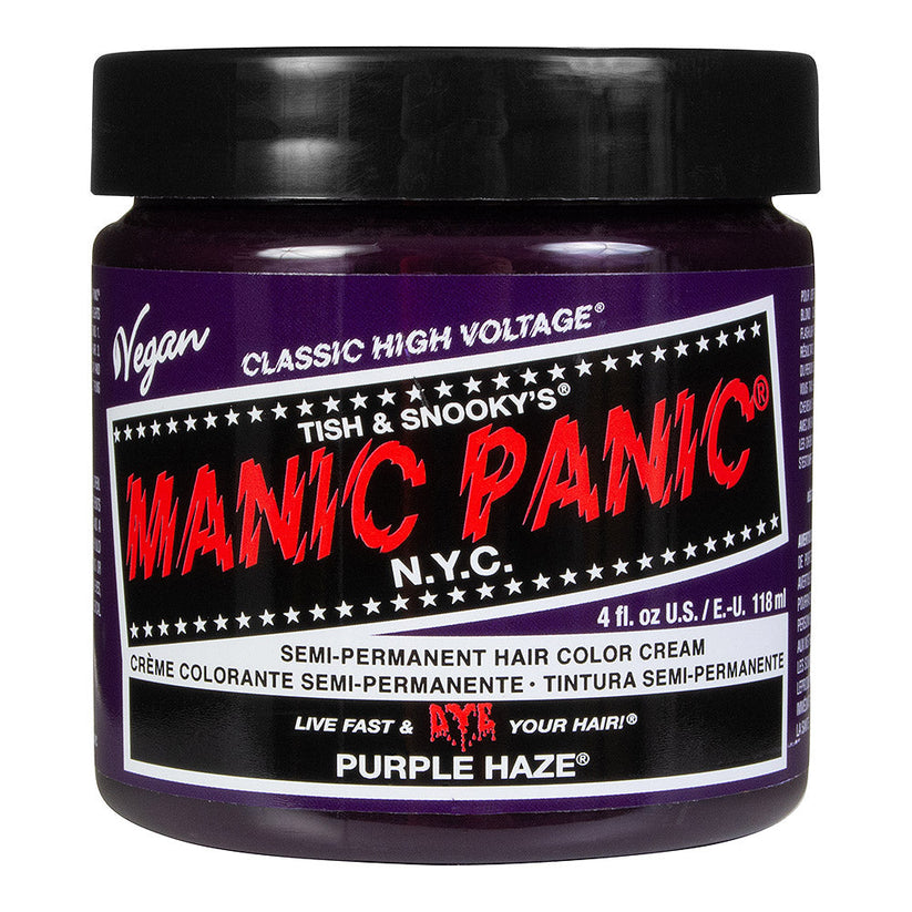 Manic Panic Semi-Permanent Hair Dye Bright Purple Haze 118ml - QHA UK