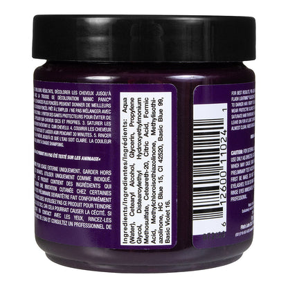 Manic Panic Semi-Permanent Hair Dye Bright Purple Haze 118ml - QHA UK