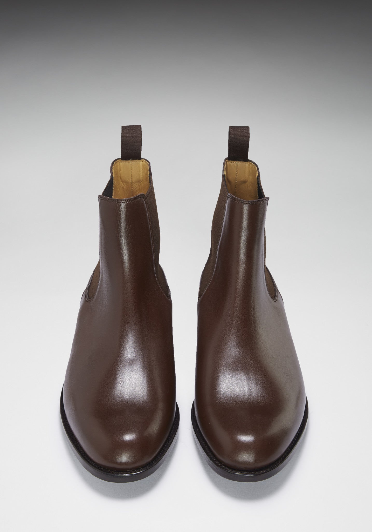 Hugs & Co Mens Brown Leather Chelsea Boots Welted Leather UK 7-14 - QHA UK