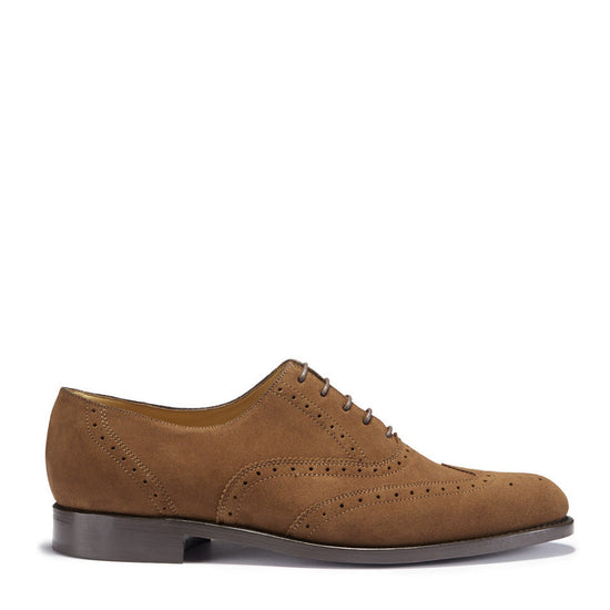 Hugs & Co Mens Brown Suede Brogues Welted Leather Sole UK 7-14 - QHA UK