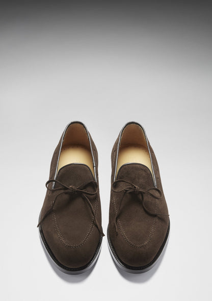 Hugs & Co Mens Brown Suede Goodyear Welted Laced Loafers UK 7-14 - QHA UK