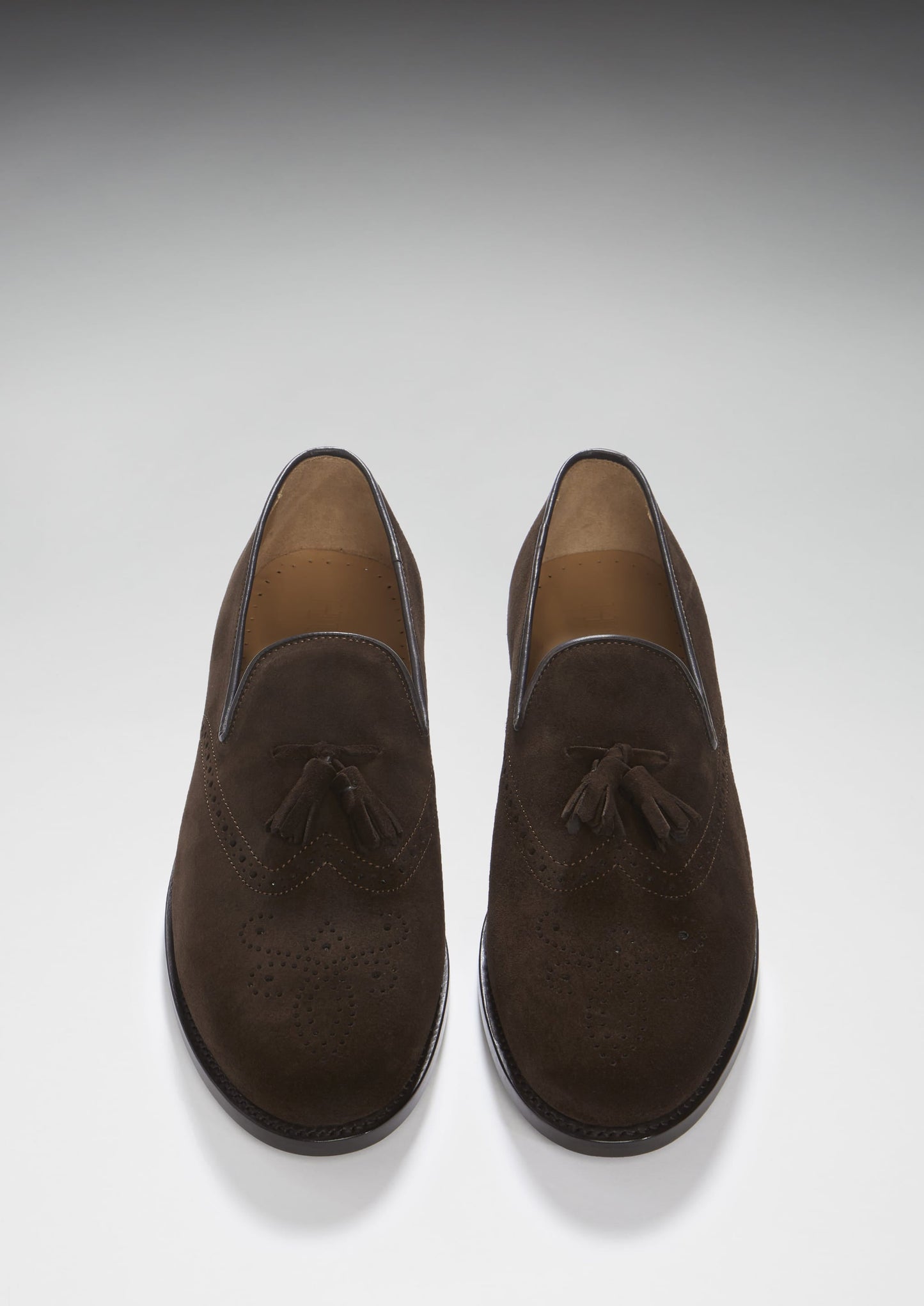 Hugs & Co Mens Brown Suede Tasselled Brogues Welted Leather UK 7-14 - QHA UK