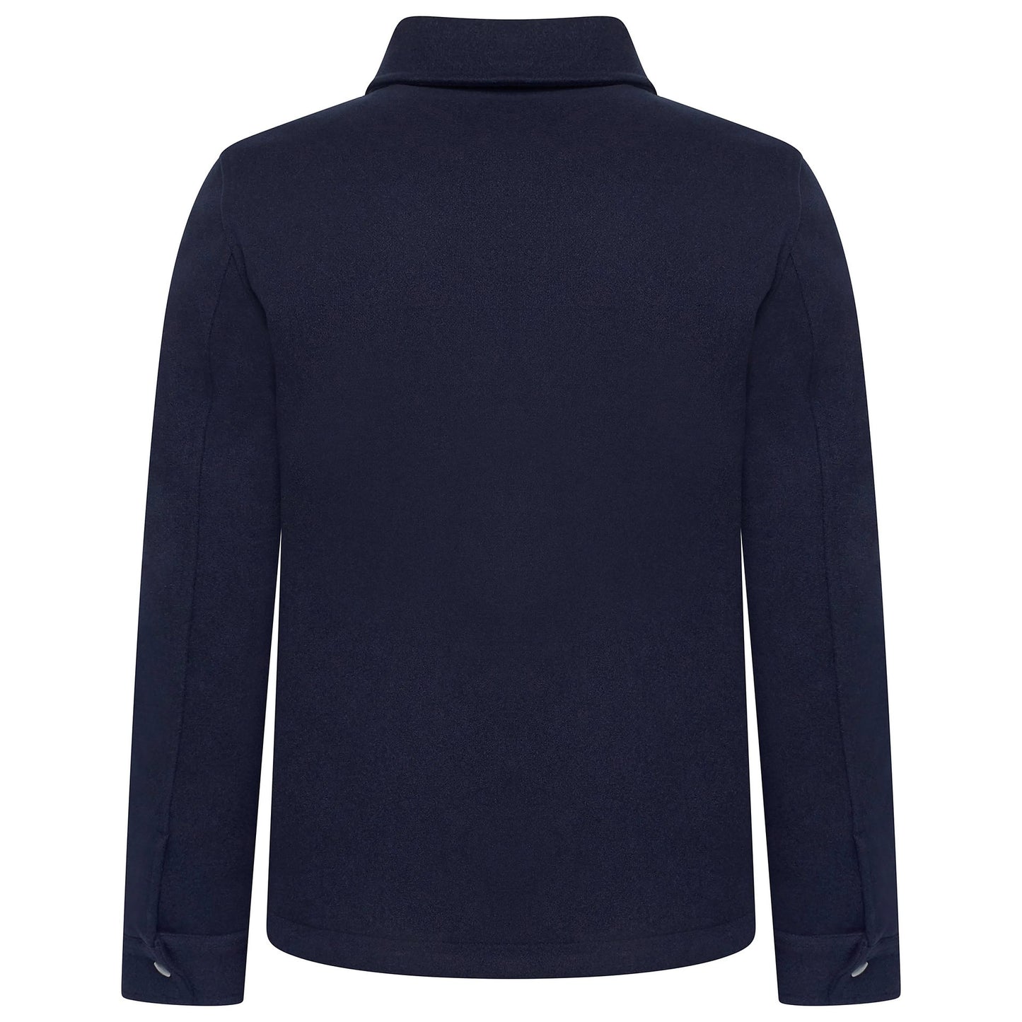 George Mens Brushed Winter Shacket Wool Look Overshirt Jacket Pockets - QHA UK