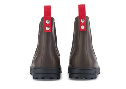 Hugs & Co Mens Busby Winter Chelsea Boot Brown Leather UK 7-13 - QHA UK