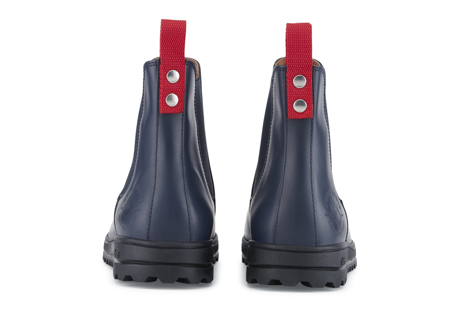 Hugs & Co Mens Busby Winter Chelsea Boot Navy Blue Leather UK 7-13 - QHA UK