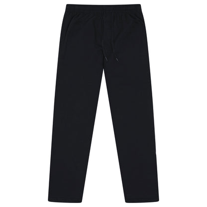Mens Open Hem Joggers Fleece Tracksuit Bottoms Casual Lounge Pants - QHA UK
