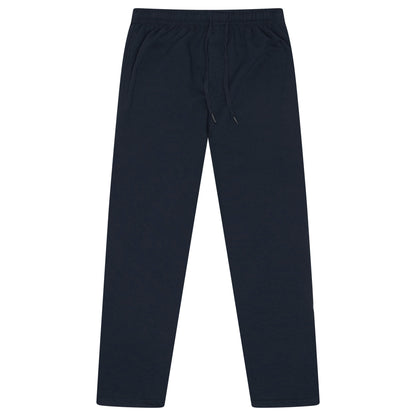 Mens Open Hem Joggers Fleece Tracksuit Bottoms Casual Lounge Pants - QHA UK