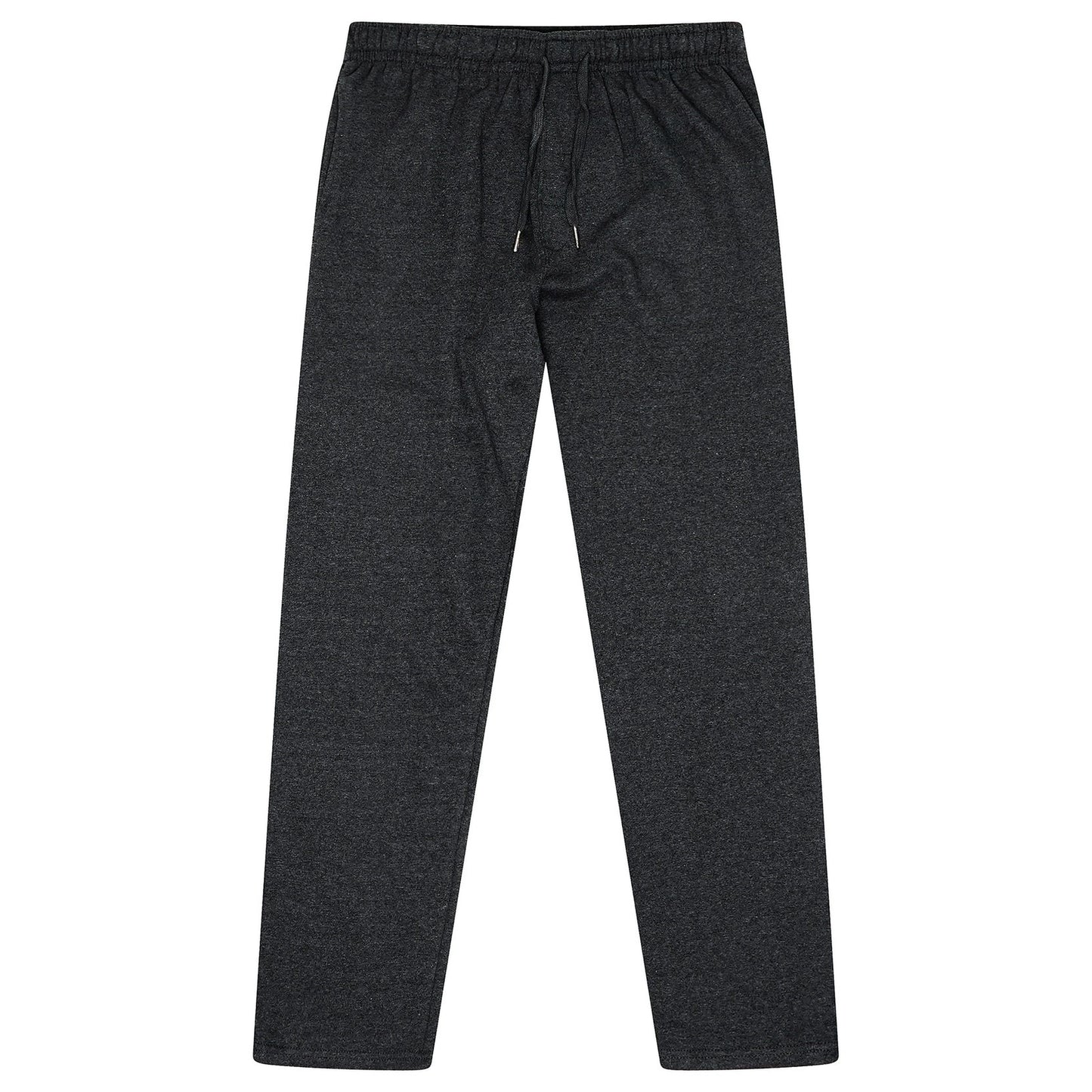 Mens Open Hem Joggers Fleece Tracksuit Bottoms Casual Lounge Pants - QHA UK