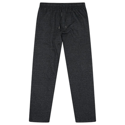Mens Open Hem Joggers Fleece Tracksuit Bottoms Casual Lounge Pants - QHA UK