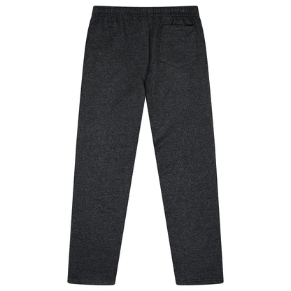 Mens Open Hem Joggers Fleece Tracksuit Bottoms Casual Lounge Pants - QHA UK