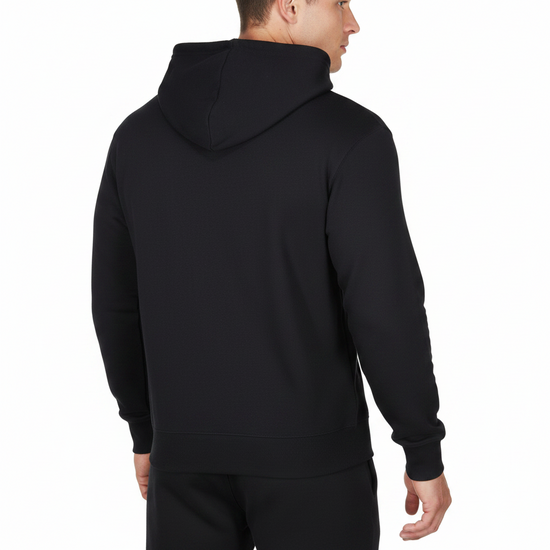 Mens Full Zip Hoodie Fleece Sweatshirt Jacket Casual Hooded Top | Qual - QHA UK
