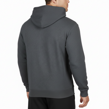 Mens Full Zip Hoodie Fleece Sweatshirt Jacket Casual Hooded Top | Qual - QHA UK