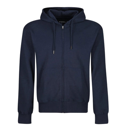 Mens Full Zip Hoodie Fleece Sweatshirt Jacket Casual Hooded Top | Qual - Zip Detail - QHA UK