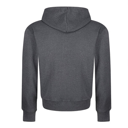Mens Full Zip Hoodie Fleece Sweatshirt Jacket Casual Hooded Top | Qual - Zip Detail - QHA UK