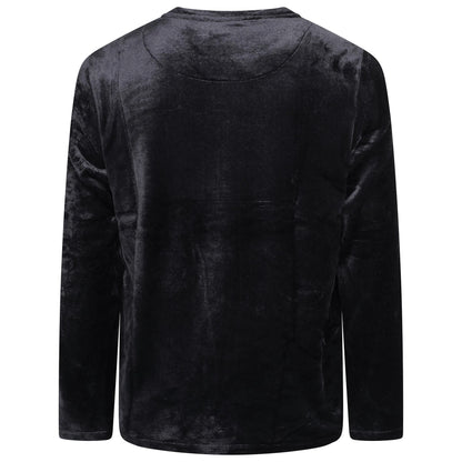 Mens Plush Fleece Lounge Set Pyjama Tracksuit Soft Warm Loungewear - QHA UK