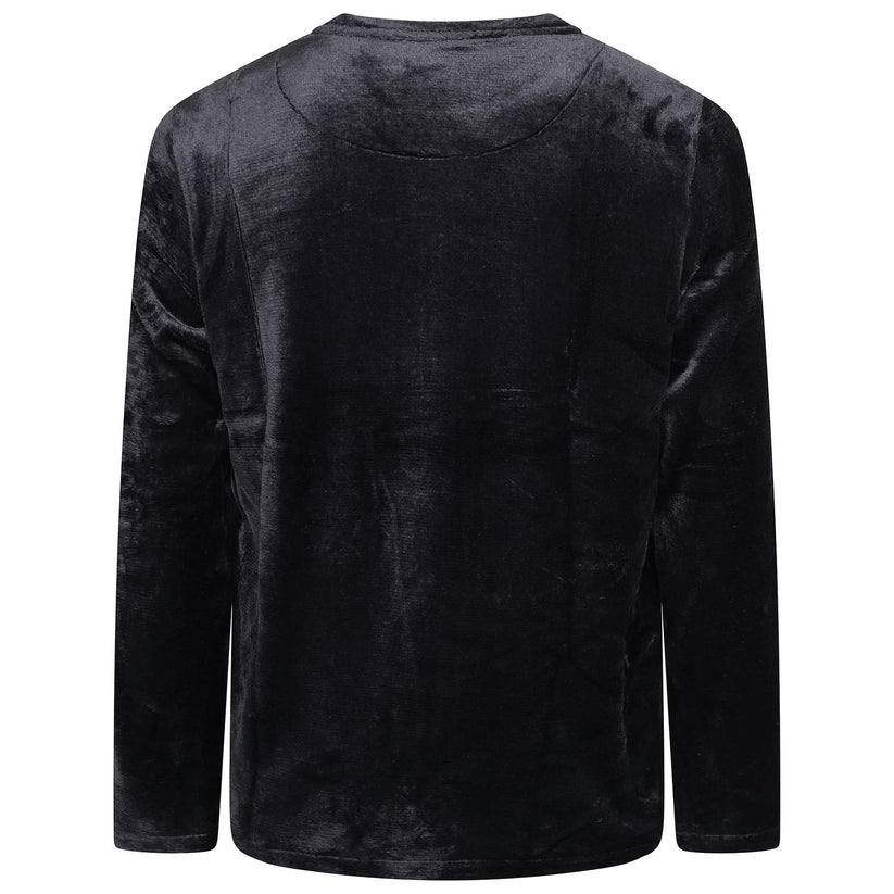 Mens Plush Fleece Lounge Set Pyjama Tracksuit Soft Warm Loungewear - QHA UK