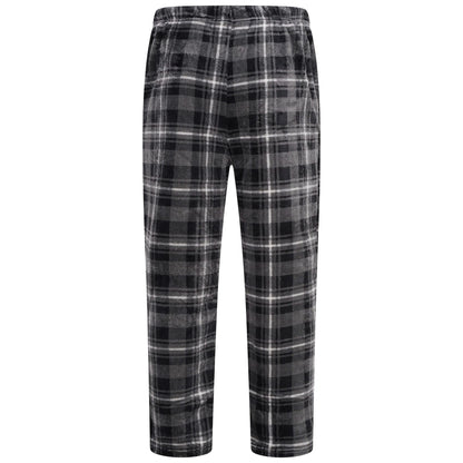 Mens Plush Fleece Lounge Set Pyjama Tracksuit Soft Warm Loungewear - QHA UK