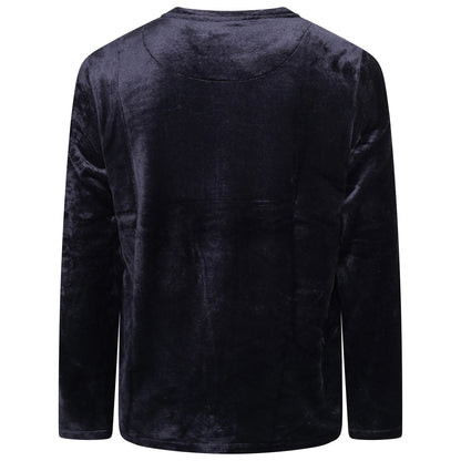 Mens Plush Fleece Lounge Set Pyjama Tracksuit Soft Warm Loungewear - QHA UK