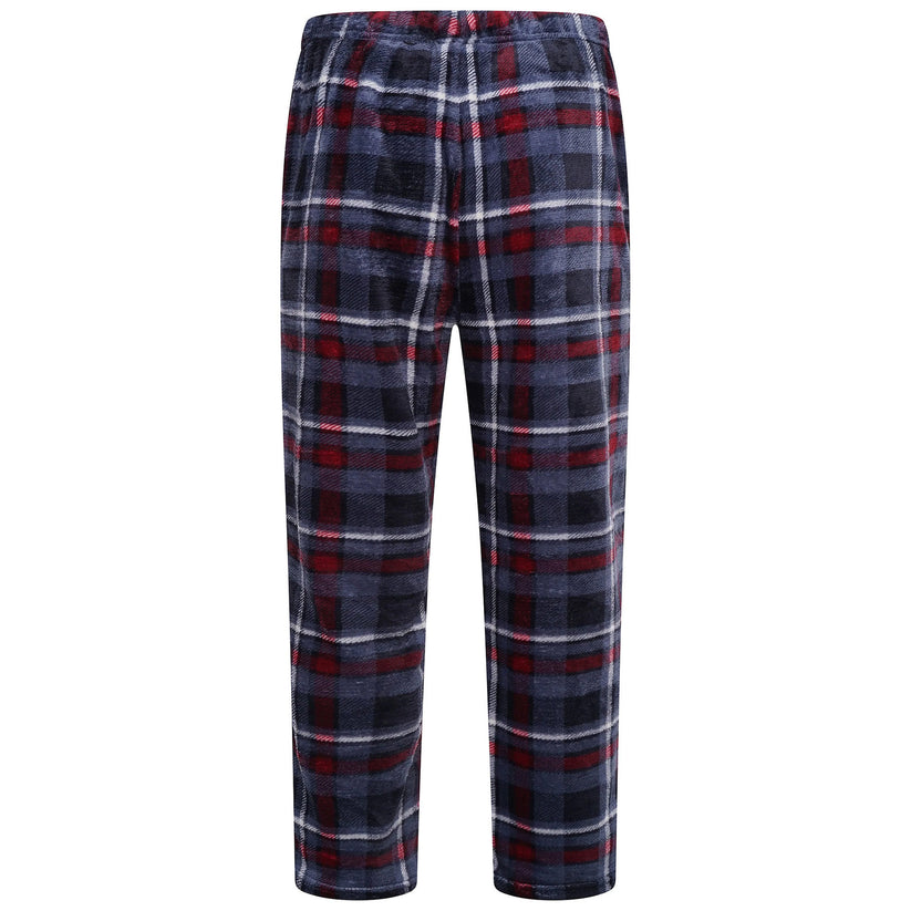 Mens Plush Fleece Lounge Set Pyjama Tracksuit Soft Warm Loungewear - QHA UK