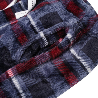 Mens Plush Fleece Lounge Set Pyjama Tracksuit Soft Warm Loungewear - QHA UK