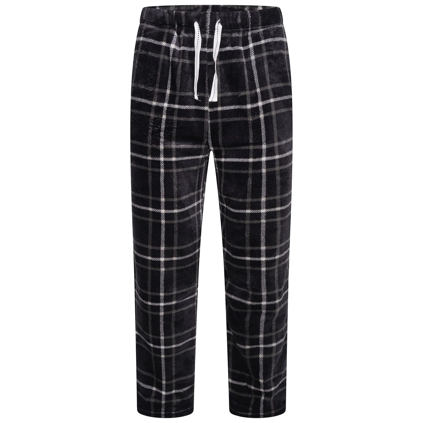 Mens Plush Fleece Lounge Set Pyjama Tracksuit Soft Warm Loungewear - QHA UK