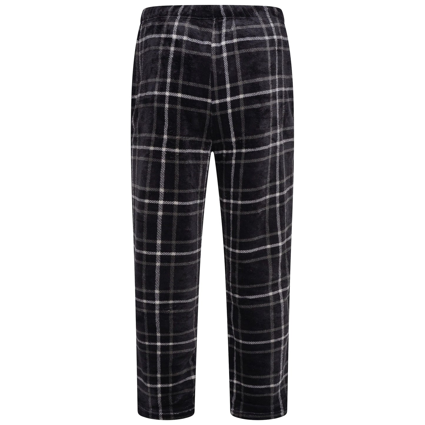 Mens Plush Fleece Lounge Set Pyjama Tracksuit Soft Warm Loungewear - QHA UK