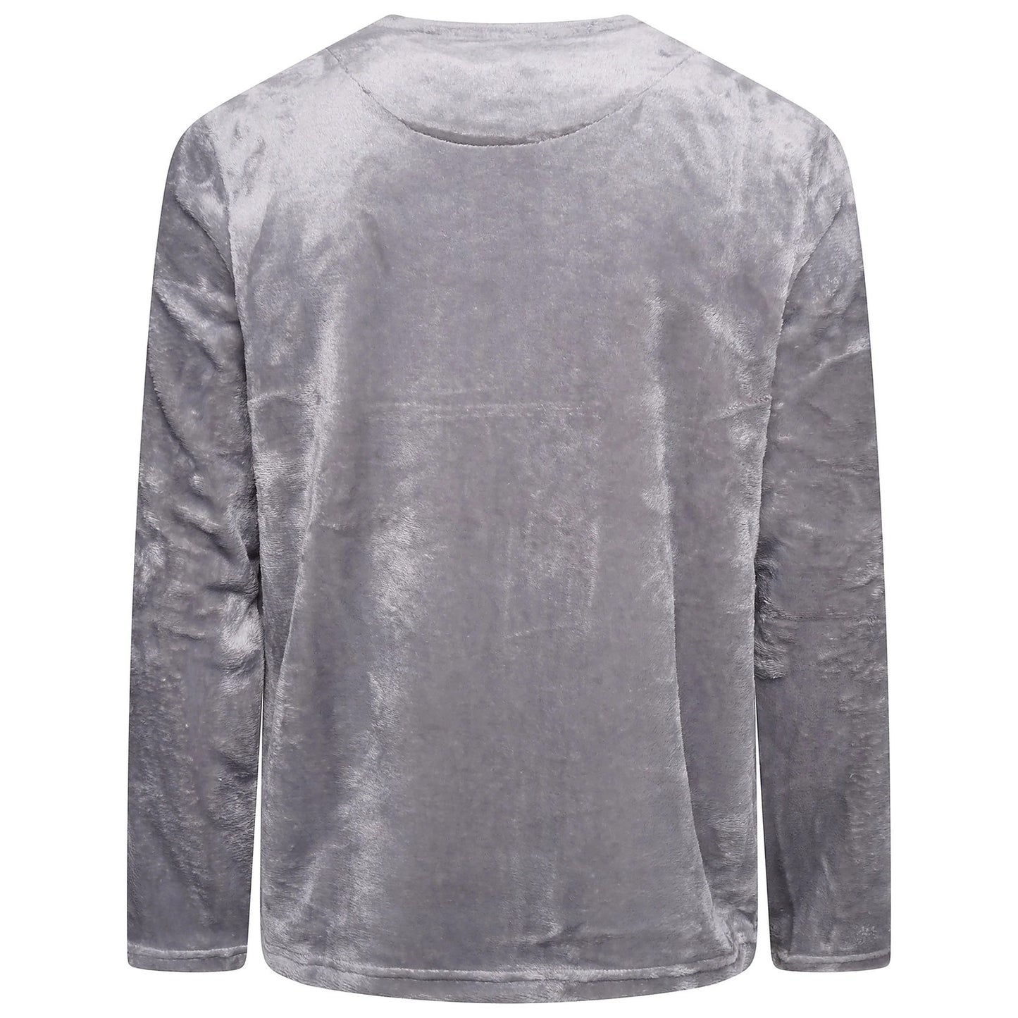 Mens Plush Fleece Lounge Set Pyjama Tracksuit Soft Warm Loungewear - QHA UK