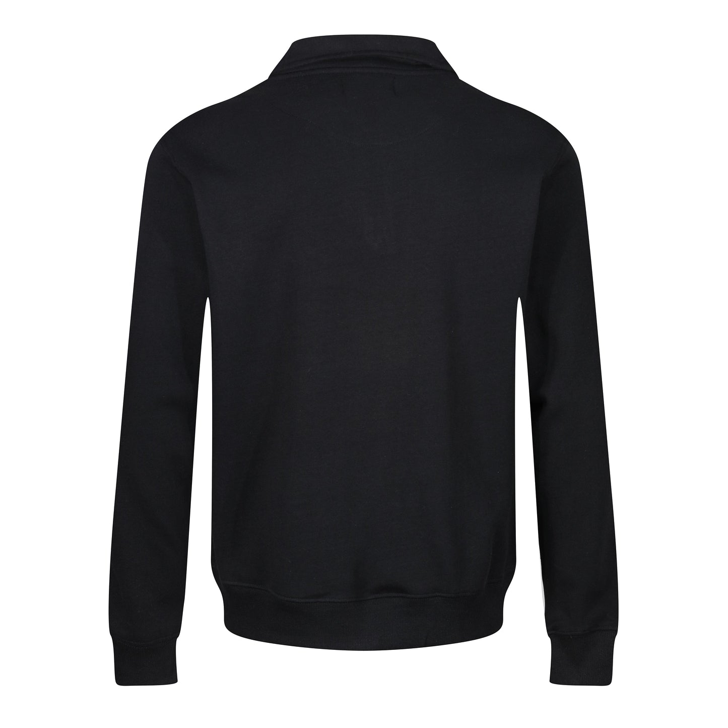 Mens Quarter Zip Sweatshirt Fleece Pullover Work Jumper Cotton Blend | - Zip Detail - QHA UK