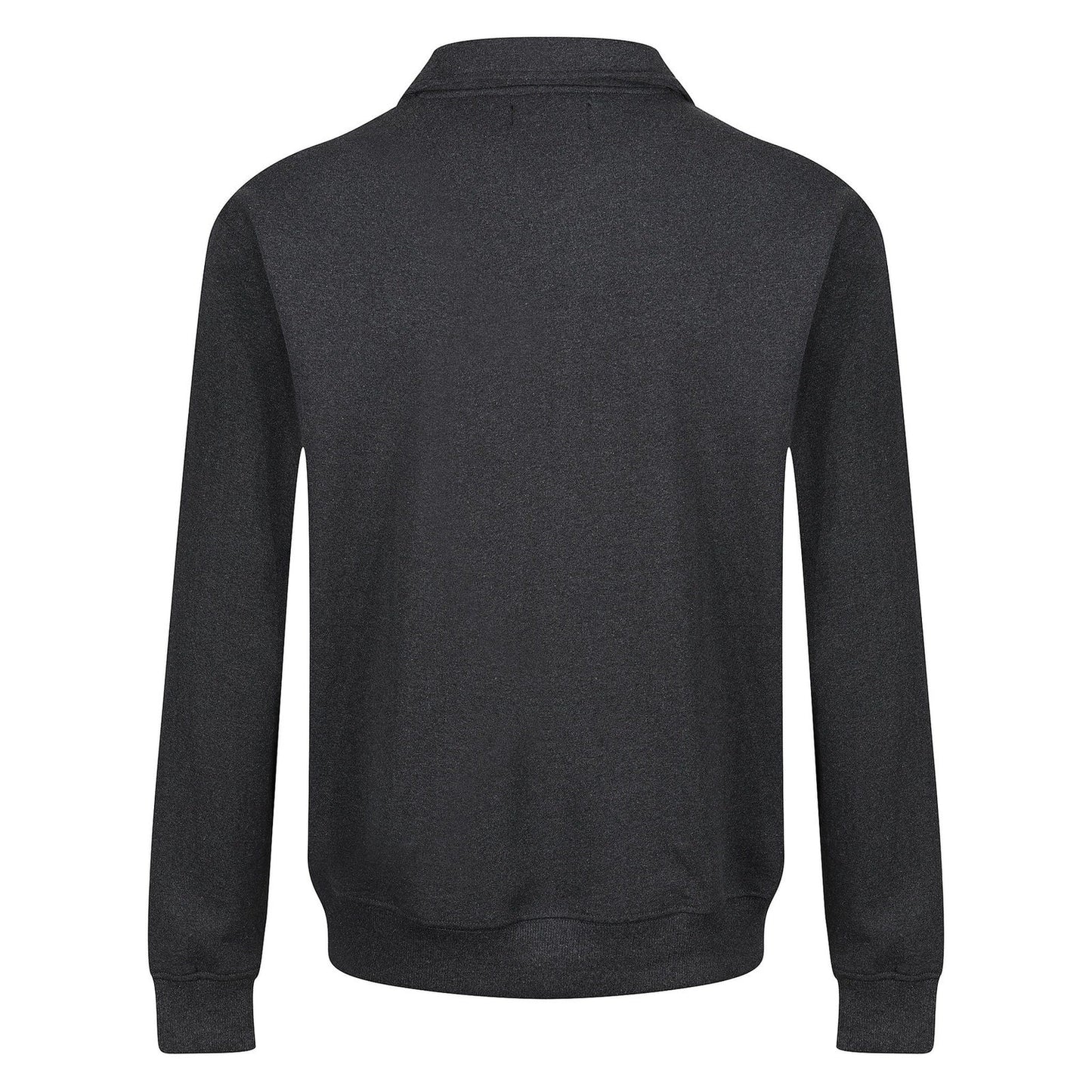 Mens Quarter Zip Sweatshirt Fleece Pullover Work Jumper Cotton Blend | - Zip Detail - QHA UK