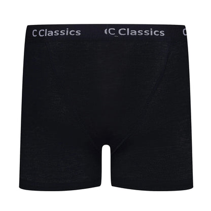 C Classics Mens 3 Pack Boxer Shorts Button Fly Cotton Rich Comfort Fit - Button Detail - QHA UK