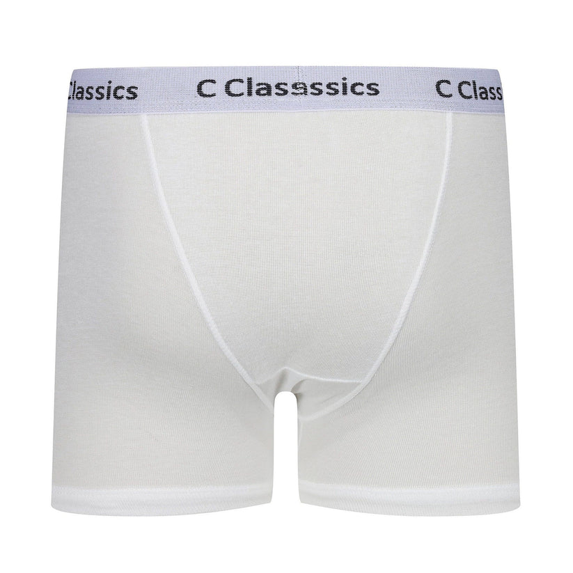 C Classics Mens 3 Pack Boxer Shorts Button Fly Cotton Rich Comfort Fit - Button Detail - QHA UK