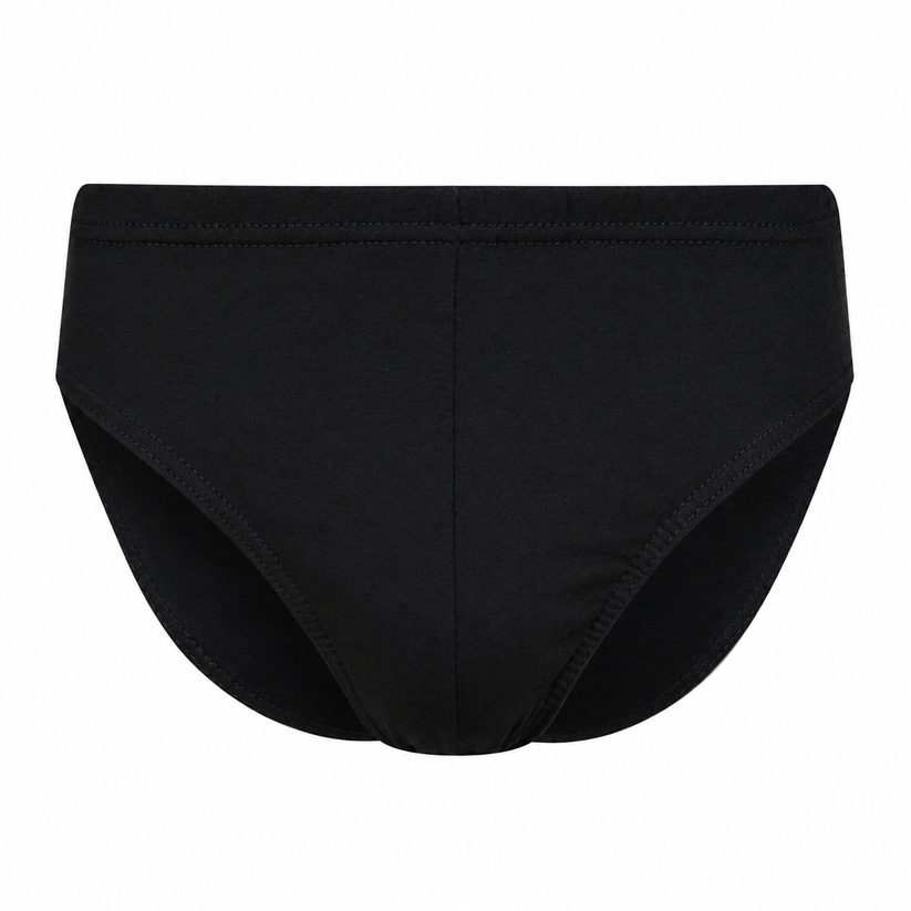 Canda Men's 3 Pack Cotton Briefs | Elasticated Waist | Classic Fit | S–3XL - Waistband Detail - QHA UK