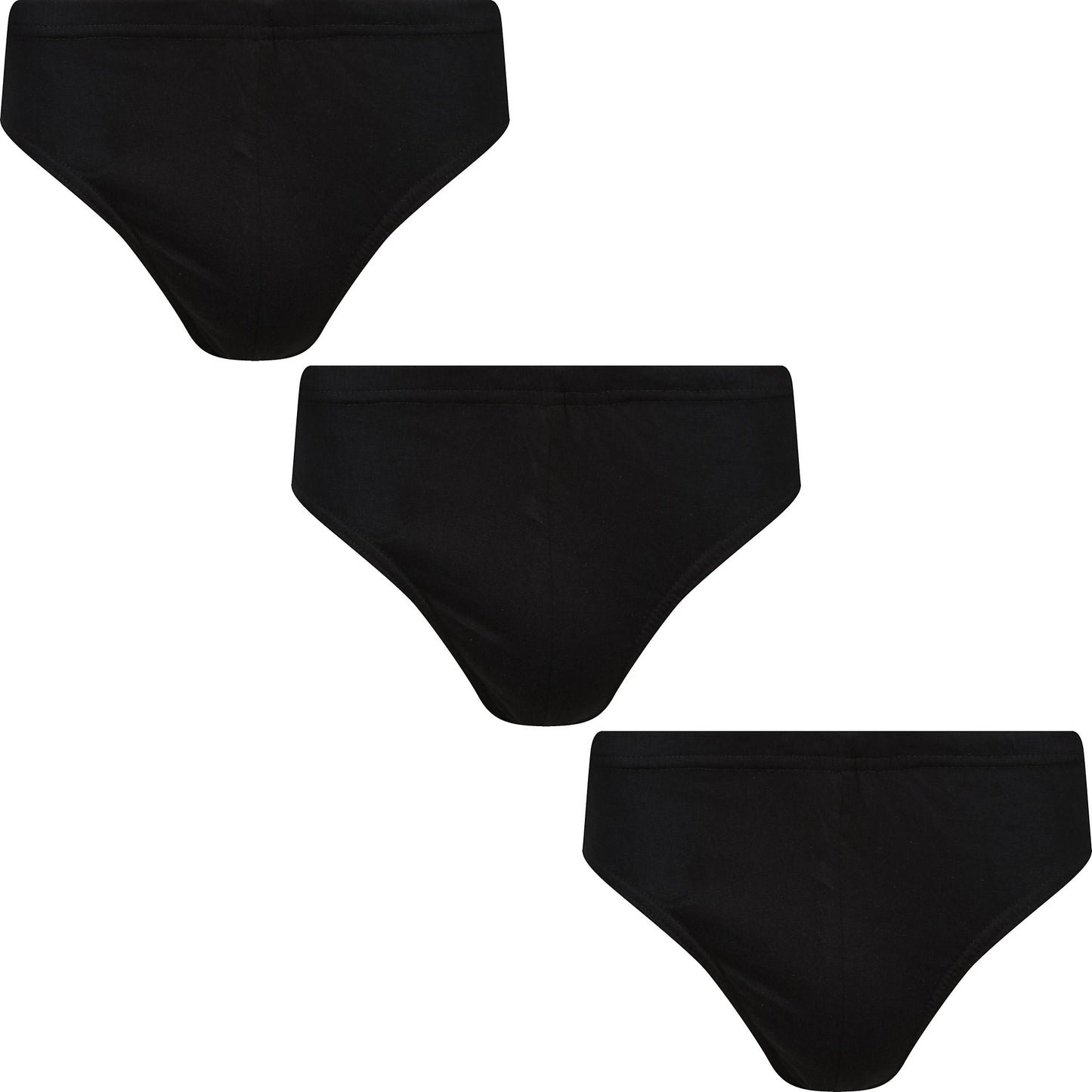 Canda Men's 3 Pack Cotton Briefs | Elasticated Waist | Classic Fit | S–3XL - QHA UK