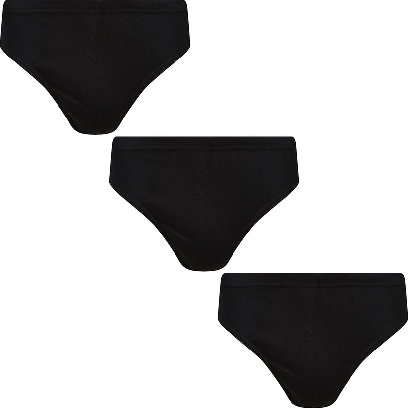 Canda Men's 3 Pack Cotton Briefs | Elasticated Waist | Classic Fit | S–3XL - QHA UK