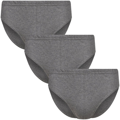 Canda Men's 3 Pack Cotton Briefs | Elasticated Waist | Classic Fit | S–3XL - Waistband Detail - QHA UK