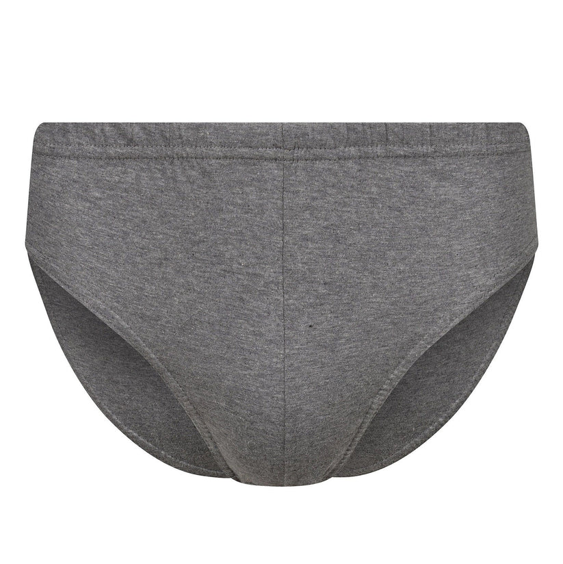 Canda Men's 3 Pack Cotton Briefs | Elasticated Waist | Classic Fit | S–3XL - Waistband Detail - QHA UK