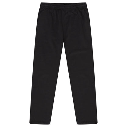 Mens Fleece Joggers Elastic Waist Tracksuit Bottoms Casual Sweatpants - Waistband Detail - QHA UK