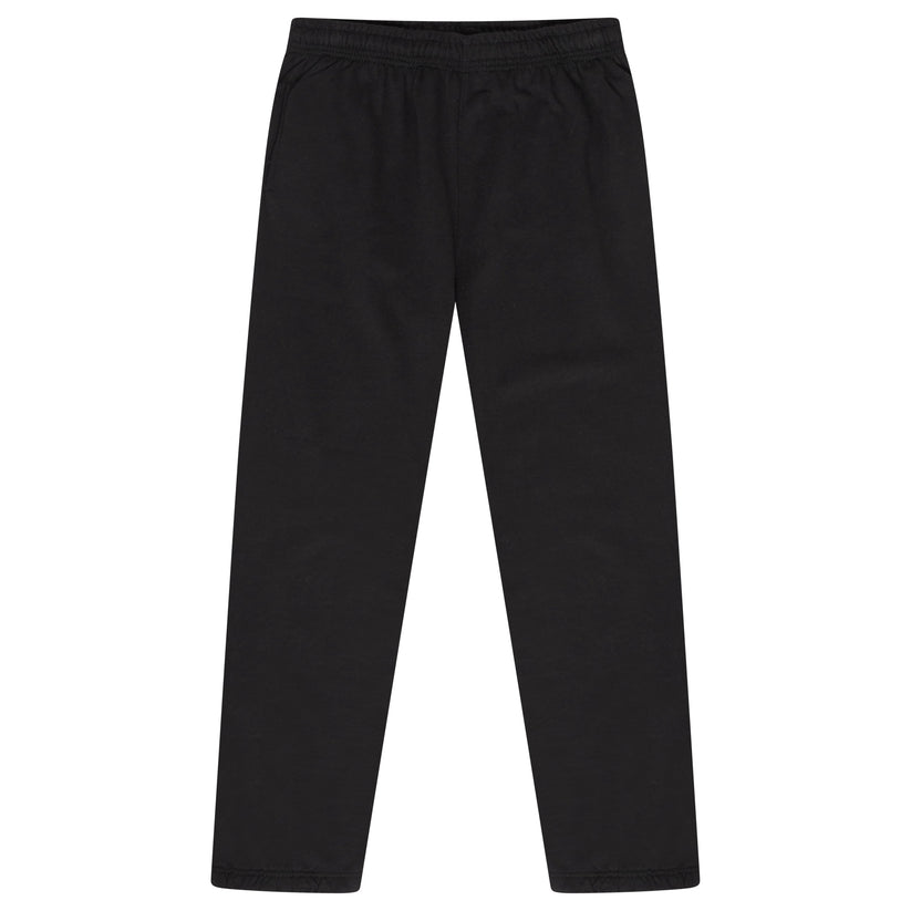 Mens Fleece Joggers Elastic Waist Tracksuit Bottoms Casual Sweatpants - Waistband Detail - QHA UK