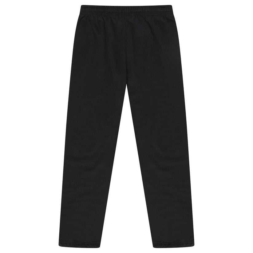 Mens Fleece Joggers Elastic Waist Tracksuit Bottoms Casual Sweatpants - Waistband Detail - QHA UK