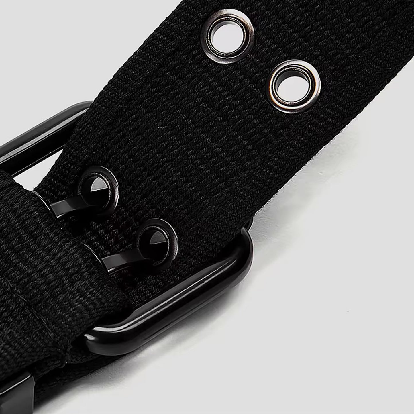 Mens 37mm Braided Canvas Golf Belt | Flexible Woven Strap & Pin - QHA UK